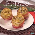 Très jolie recette de pommes de terre en forme de roses